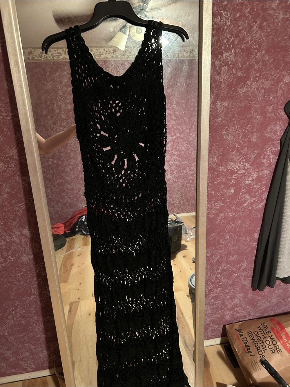 Black Crochet Maxi cover